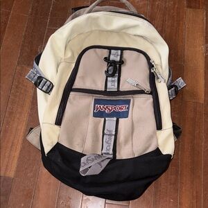 Jansport Beige and Black Men's Backpack